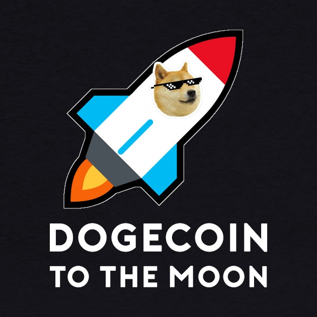 Dogecoin To The Moon by PurpleandOrange